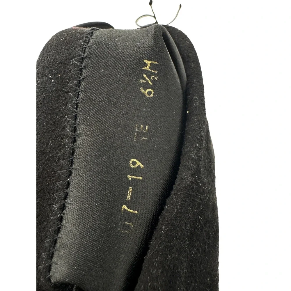 Stuart Weitzman Kneezee Boots Size 6.5 Black Stretch Suede Knee High Riding